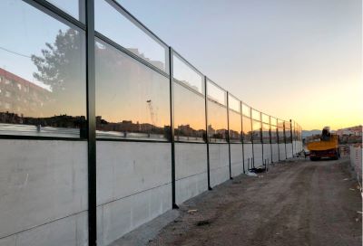Actuaciones medioambientales y de protecci�n ac�stica en la l�nea de alta velocidad Monforte del Cid-Murcia
