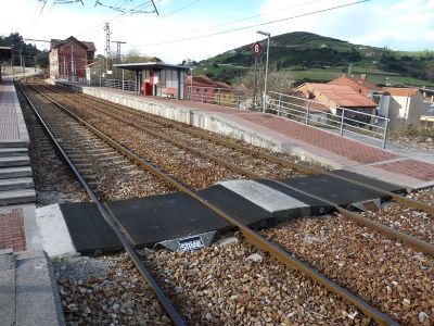 Mejora de la accesibilidad en la estaci�n de Villabona, en Asturias