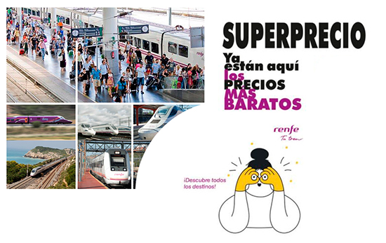 Campa�a "superprecio" de Renfe para Avlo, AVE y Alvia