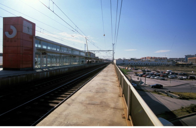 Mantenimiento en la infraestructura de la estaci�n de Vallecas, en Madrid