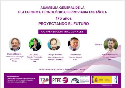 La Plataforma Tecnol�gica Ferroviaria Espa�ola celebra su asamblea anual