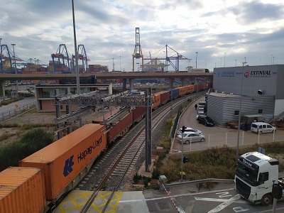 El Puerto de Valencia registra un 6,9 por ciento m�s de tr�fico ferroviario hasta septiembre