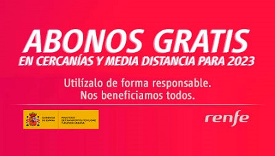 Renfe emite 2 millones de abonos gratuitos de Cercanías y Media Distancia en el tercer cuatrimestre