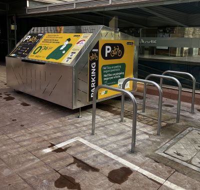 La estacin de Castelln estrena aparcamiento seguro para bicicletas