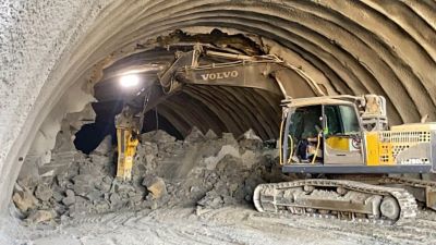 Concluye la excavaci�n del t�nel de El Rinc�n, en Almer�a