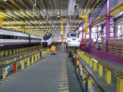 Ampliaci�n de los talleres de alta velocidad de Fuencarral y Santa Catalina, en Madrid