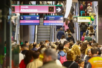 Metro de M�laga bate r�cord y duplica el n�mero de viajeros en 2023 tras su llegada al centro
