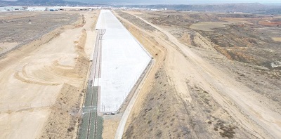 Finaliza la ampliaci�n de v�as de la terminal de la plataforma log�stica de Teruel
