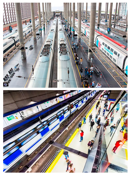 Metro y alta velocidad registraron el mayor incremento de demanda en diciembre de 2023