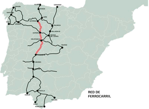 Redacci�n del estudio de viabilidad del corredor ferroviario de la Ruta de la Plata