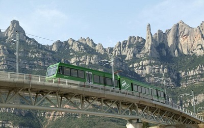 Incremento de más del 50 por ciento de los viajeros del cremallera y los funiculares de Montserrat en 2023