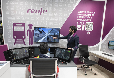 Renfe presenta en Aula 2024 su catálogo de formación