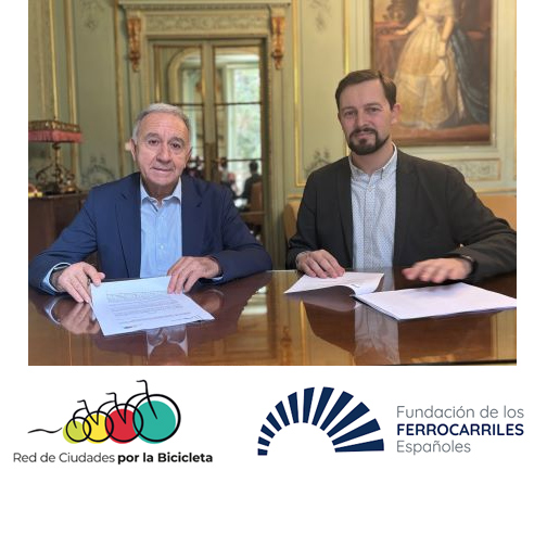 Acuerdo entre la Red de Ciudades por la Bicicleta y la Fundaci�n de los Ferrocarriles Espa�oles