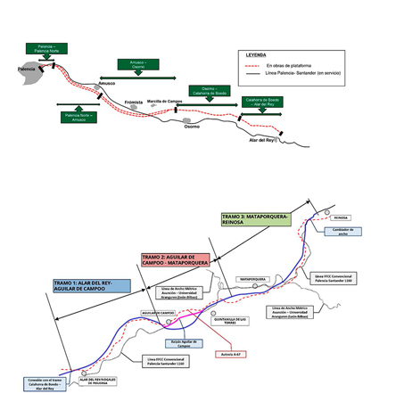 A licitaci�n la redacci�n del proyecto del nuevo tramo de alta velocidad Alar del Rey-Reinosa�