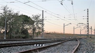 Renovaci�n de traviesas de la l�nea de ancho convencional entre Sevilla y Huelva