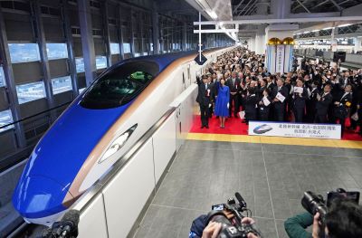 Inaugurada la ampliaci�n del Shinkansen Hokuriku, en Jap�n