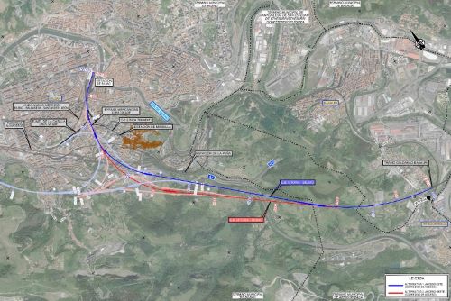 A licitaci�n la redacci�n del proyecto constructivo del acceso en alta velocidad a Bilbao