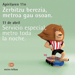 Metro Bilbao bate un nuevo r�cord con 512.046 viajes en d�a laborable