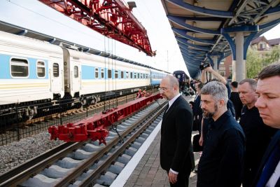 Ucrania comienza a construir un ferrocarril en ancho est�ndar hacia Europa