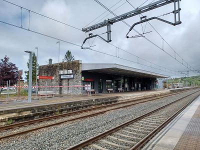 Obras de accesibilidad en la estaci�n de Torrelavega-Tanos, Cantabria