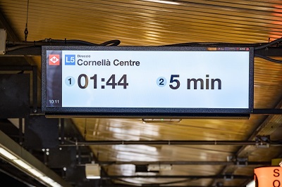 Empieza la instalaci�n de los nuevos sistemas de informaci�n en las estaciones del metro de Barcelona