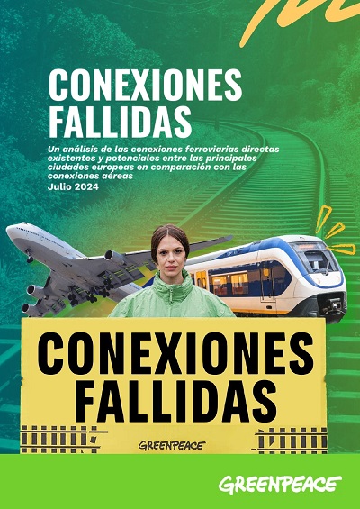 Greenpeace pide un impulso a las conexiones ferroviarias directas entre ciudades europeas