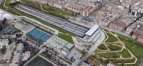 Propuesta de integraci�n del ferrocarril en Granada 