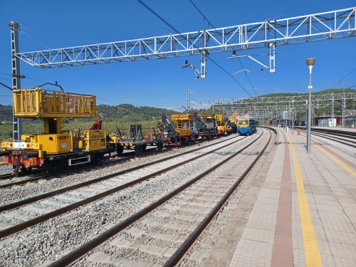 Completada una fase clave de la adaptaci�n al ancho est�ndar del nudo de Castellbisbal