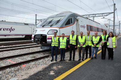 Renovaci�n de los trenes Alaris en los talleres de Fuencarral