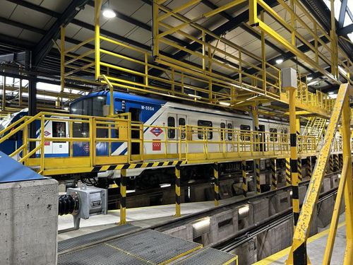 Concluyen las obras de remodelaci�n del taller de material de Sacedal, de Metro de Madrid