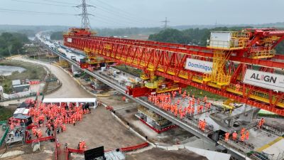 Se construye el viaducto ferroviario m�s largo de Gran Breta�a