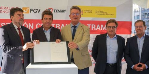 Comienzan las obras de la nueva estaci�n Central del Tram de Alicante