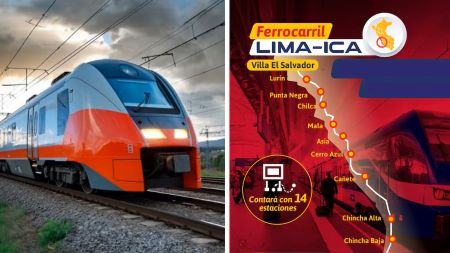 Presentado el proyecto Ferrocarril Lima-Ica en Perú