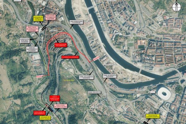 Aprobado el Estudio Informativo para la integraci�n urbana del ferrocarril en el barrio bilba�no de Zorrotza 