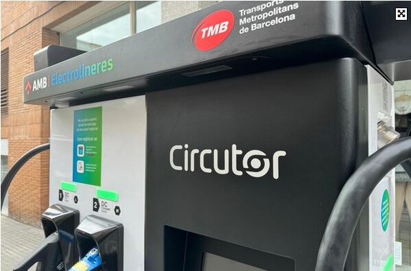 Nueva electrolinera alimentada con energía recuperada del metro de Barcelona