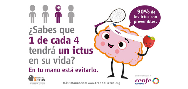 Renfe refuerza su campa�a de prevenci�n contra el ictus en las fiestas navide�as