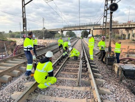 Recuperaci�n del servicio ferroviario entre Valencia y Catarroja hoy 10 de diciembre 