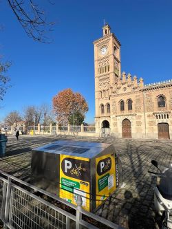 La estación de Toledo estrena aparcamiento seguro para bicicletas y patinetes