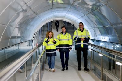 Completado el montaje de v�a en la estaci�n donostiarra de Bentaberri