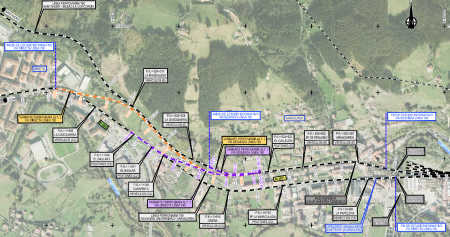 Licitada la redacción del proyecto de supresión de pasos a nivel y defensa contra inundaciones en Vizcaya
