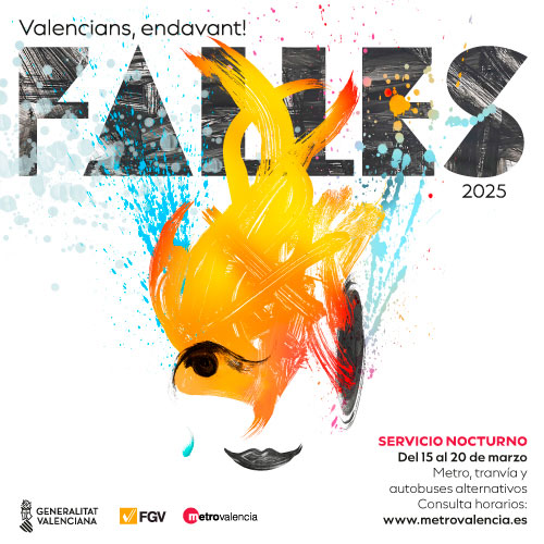 Metrovalencia prestar� servicio todas las noches de Fallas
