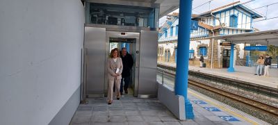 En servicio la renovada estaci�n de ferrocarril de Zumaia
