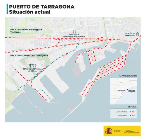 A licitaci�n el estudio informativo de los nuevos accesos ferroviarios al Puerto de Tarragona