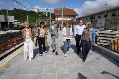 Construcción de la nueva estación guipuzcoana de Usurbil y supresión de tres pasos a nivel