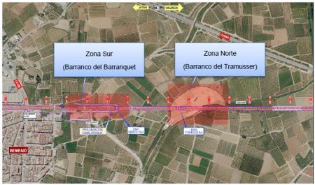 Comienzan las expropiaciones para las obras de mejora del drenaje en la línea Madrid-Valencia