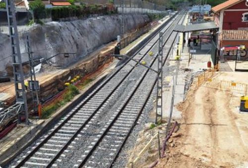 En septiembre se inician las obras que completan la duplicación de vía entre Parets del Vallès y La Garriga