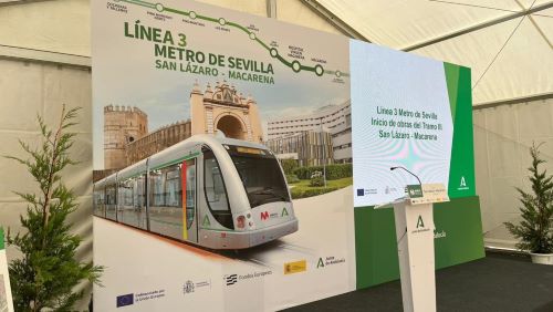 Se inician las obras del tramo III San Lázaro-Macarena del metro de Sevilla, las de mayor complejidad