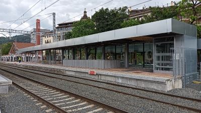 Finalizan las obras de accesibilidad y renovación de la estación guipuzcoana de Ordizia