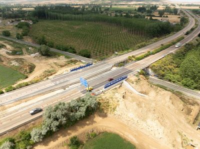 Se construye la plataforma de la nueva línea de alta velocidad entre Palencia y Aguilar de Campoo