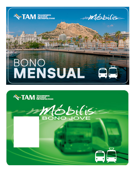 Actualizadas las tarifas de los t�tulos de transporte del Tram d�Alacant y de la zona TAM